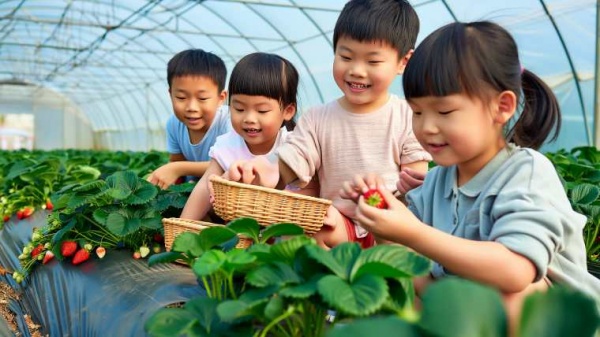 自然課堂,趣味實踐:蘇州三六六青少年草莓采摘研學營招募中!